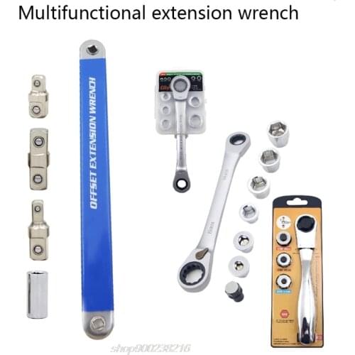 Ratchet Combination Metric Wrench 1/4" 3/8" 1/2" Set Hand Tools Torque Gear Socket Nut Tools Set A28 21 Dropshipping