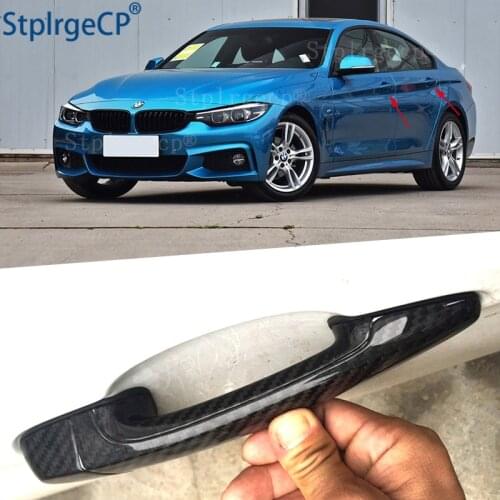 For BMW 4 series F32 F33 F36 428i 435i 420i 440i 425i 430i 13-19 Accessories 100% real carbon fiber Auto outer door handle cover