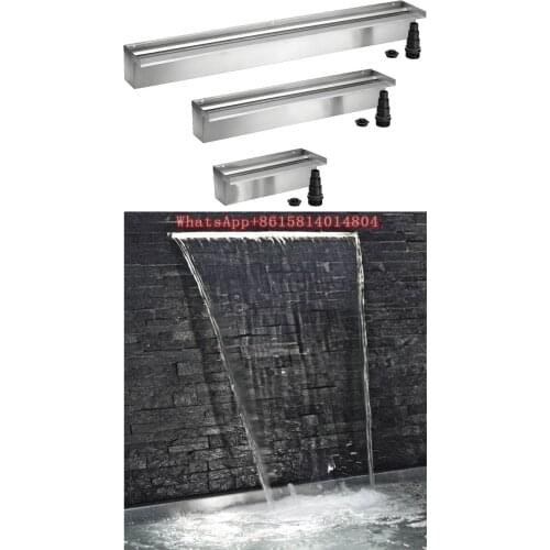 Waterfall nozzle,Flowing wall falling water landscape,courtyard water curtain wall,landscape fountain nozzle,Without LED