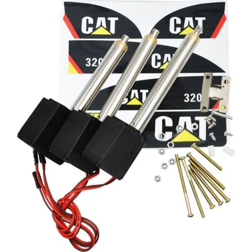 Upgrade Huina 550 Main Arm Second Arm Bucket Arm Driving Servo Sets For RC Crawler Car 1/14 RC Metal Excavator Arm Parts