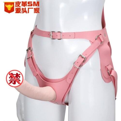 Realistic Dildos Wear Pants for Lesbian Masturbation Tools Strap On Penis Suction Cup Big Dick Adult Anal Sex Toys S0854