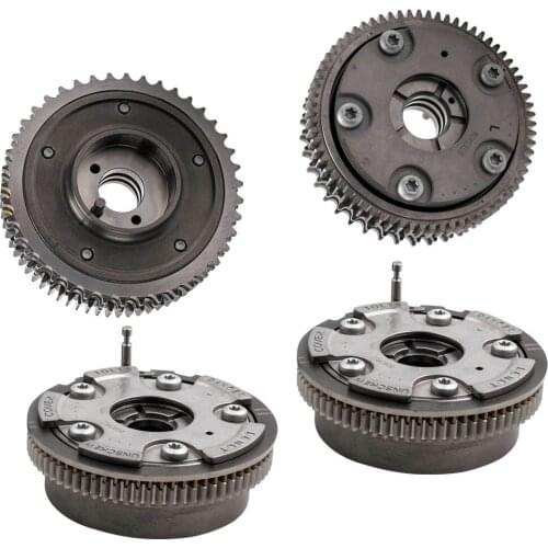 4PCS Camshaft Adjusters Outlet & Inlet L+R Fit for Mercedes W203 W221 W164 R171 R230 2720504647, 2720505347,2720501547
