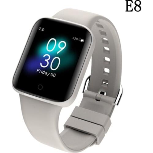 HEYSTOP E8 Smart Watch IP67 for Men Women with Heart Rate Monitor Blood Pressure Multi-sports Temperature Measurement Sleep etc