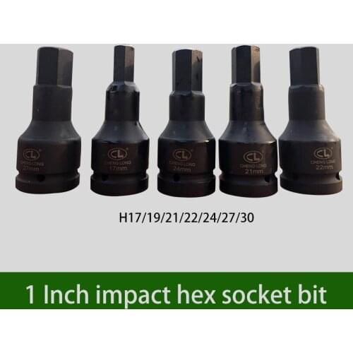 Impact Wrench Nuts Impact Nuts 1Inch Tool Set H17-H30 Allen Key