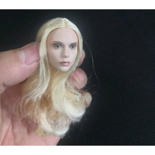 1:6 Beauty Head Carved Babes Avril Lavigne European And American Stars Head Carved 12-inch Female Dolls / Soldiers Available