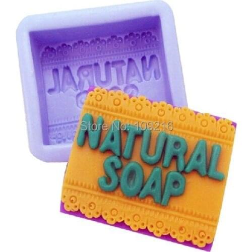 1pcs NATURAL SOAP (H0084) Silicone Handmade Soap Mold Crafts DIY Mold