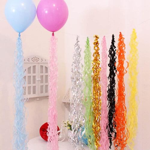 1bag(5pcs) Balloon Ceiling Hanging Swirl Decorations Metallic Wedding Christmas Halloween Birthday Party Baby Shower supplies