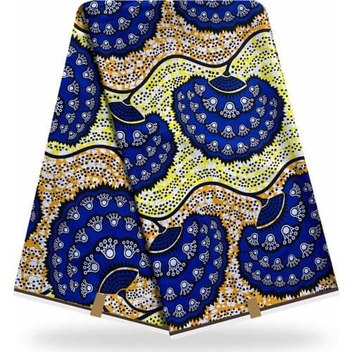 2021 New Arrival Guaranteed Veritable Wax African Ankara Real Wax Ghana Wax 6 Yards African Printed Fabric 100% cotton