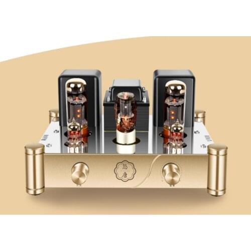 2021 NEWest MK8500 12W HIFI fever QCC3034 Bluetooth 5.0 EL34 + 6N2 vacuum tube Class A single-ended audio amplifier