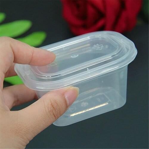 3PCS 100ml Slime Container Organizer Box For Light Clay Foam Slime Fluffy