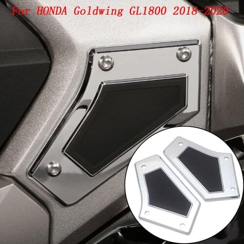 Motorcycle Accessories Swingarm Pivot Covers in Chrome For HONDA Goldwing F6B GL1800 2018 2019 2020