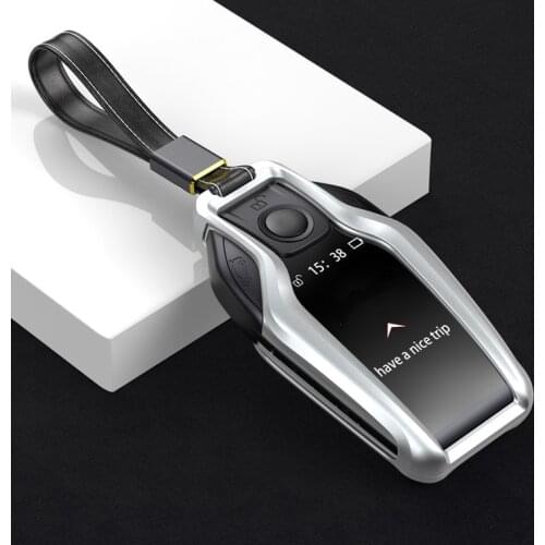 Aluminum Alloy Remote Car Key Case Key Cover For BMW 2018 730i 740i 750i 7 Series G12 GT G30 G21 I8 I12 I15 X3 Display Key