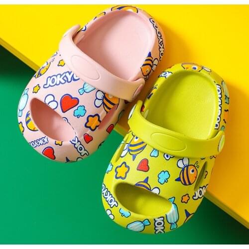 Kids Slippers New Summer Boys Girls Slippers Non-slip 1-5Years Children Beach Shoes Baby Home Sandals 2021 Kids Flip Flops