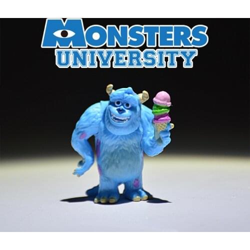 Disney 6pcs/lot Monsters University Sulley Sullivan Figure Boy Toys Model Doll Figurine Home Office Cake Diy Decoration