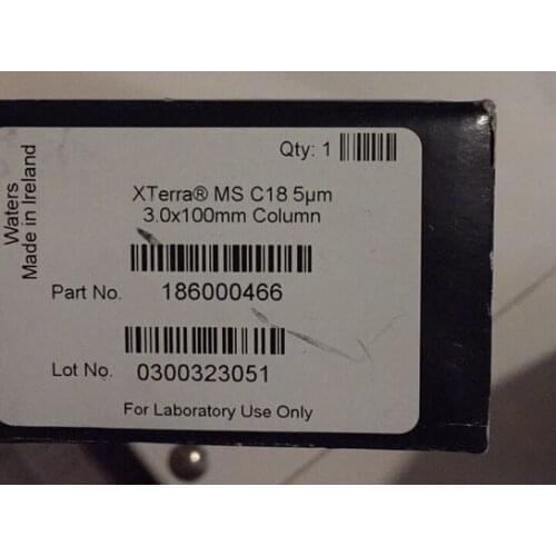 For XTerra MS C18 Column 3 Mm *100 Mm