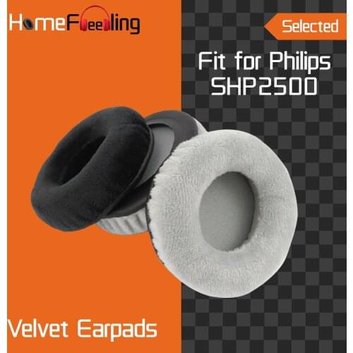 Homefeeling Earpads for Philips SHP2500 Headphones Earpad Cushions Covers Velvet Ear Pad Replacement