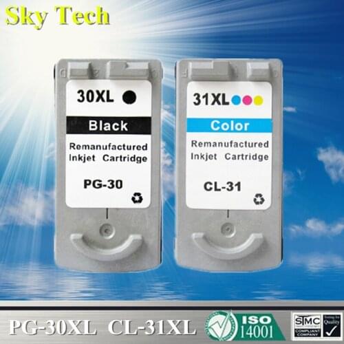 Quality inkjet Cartridge For PG-30XL CL-31XL PG30XL CL31XL , For Canon Pixma iP1800 MX310 MP210 iP2600 etc