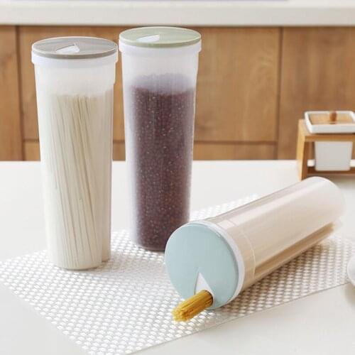 PP Noodle Cereals Storage Tanks Spaghetti Kitchen Noodles Storage Fresh Boxes Steerable Home Decor