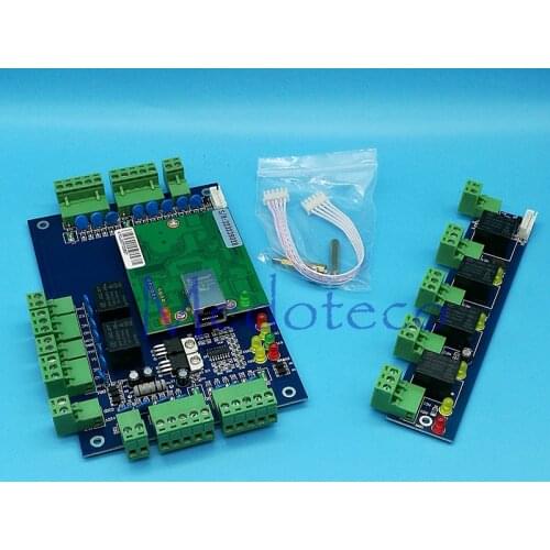 Best Quality TCP/IP rfid Access Control System Two Door Two way Rfid Door Access Control Panel Board + Alarm Expansion Board L02