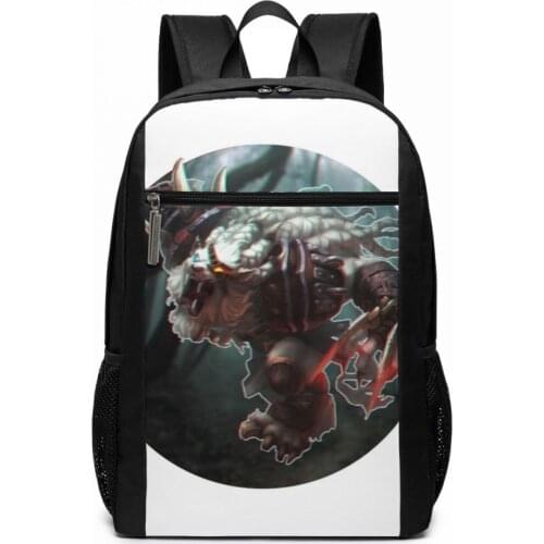 Rengar Lol Backpack LOL Rengar Backpacks Trendy Multifunctional Bag Teenage Schoolbag Mens - Womens High quality Print Bags