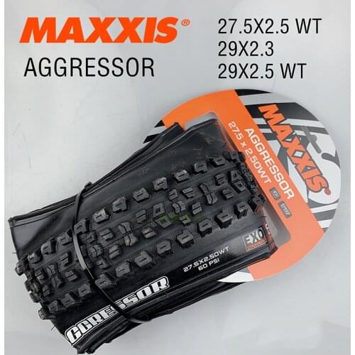 MAXXIS AGGRESSOR MTB Tubeless Bicycle Tires 27.5*2.5 29*2.3 29*2.5 EXO TR Folding Anti Puncture 27.5er 29er Mountain Bike Tire