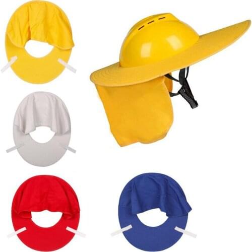 Summer Sun Visor Safety Sunhat Sunscreen Light Breathable Sun Visor Helmet Labor Helmet Site Sunscreen UV Protection DMZ007