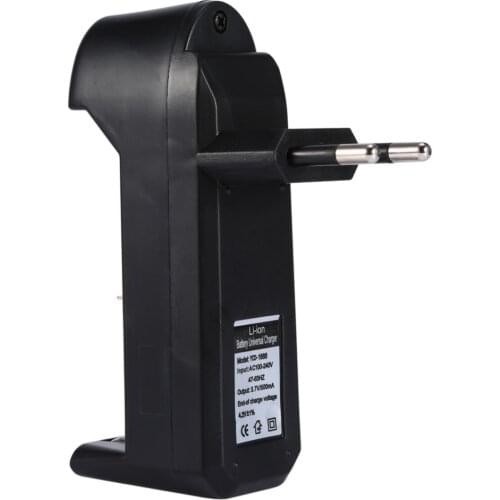EU Universal Charger For 3.7V 18650 26650 16340 14500 Li-ion Rechargeable Battery Single slot automatic charger