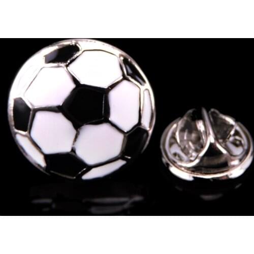 High quality football Brooch new fashion silvery round Brooch mens and womens suit headdress scarf Jewelry Brooch gift
