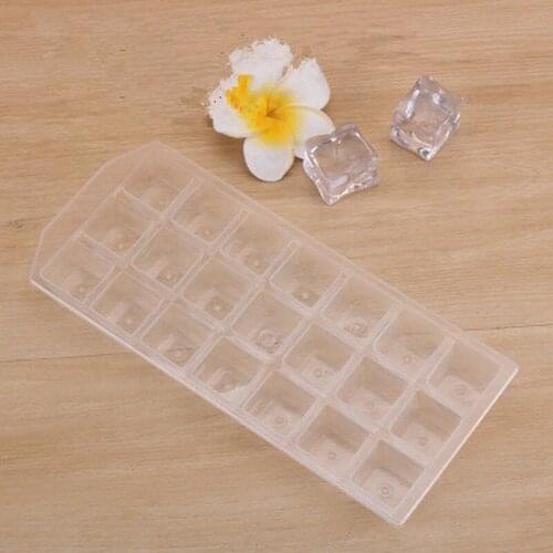High Quality Ice Cube Mold Thicken Plastic 21 Grids DIY Reusable Whisky Ice Tray Jelly Freezer Mould Household Bar Accessories