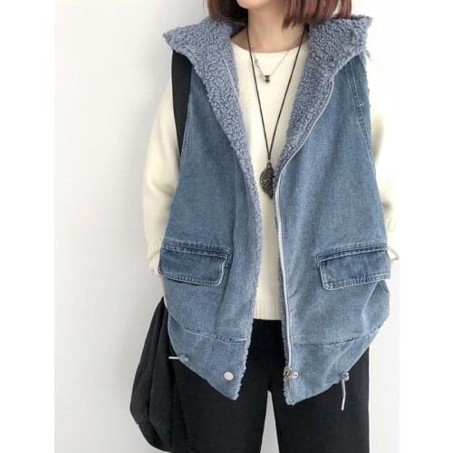 Женские джинсовые жилеты YoYiKamomo China At AliExpress