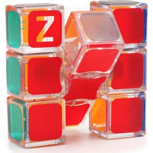 ZCUBE 1x3x3 Magic Cube 133 Transparent Magic Speed Cube Professional Puzzle Toys For Children Kids Gift Toy