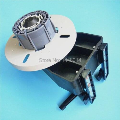2pcs 1set Inkjet printer Mutoh paper take up reel system with media paper plate Roller for RJ900 VJ1604 1624 1300 DX5 parts
