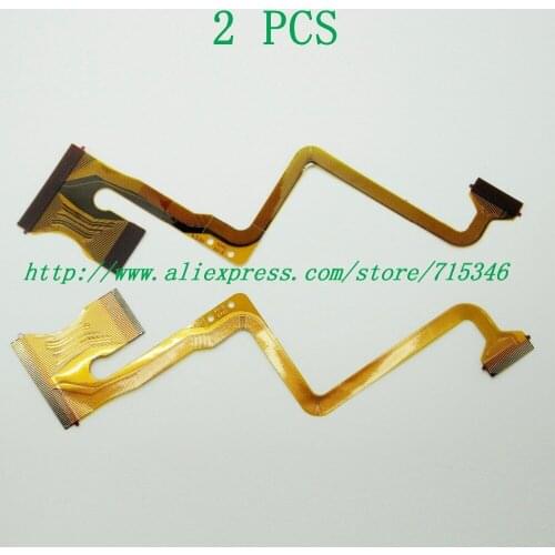 2PCS/ NEW LCD Flex Cable For JVC GZ- MS120 MS123 MS130 HM200 Video Camera Repair Part