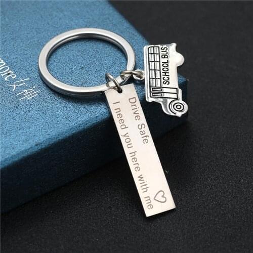2019 Driving-Safe I need you here with me keychain car-motorcycle-bike pendant couple friendship car keychain
