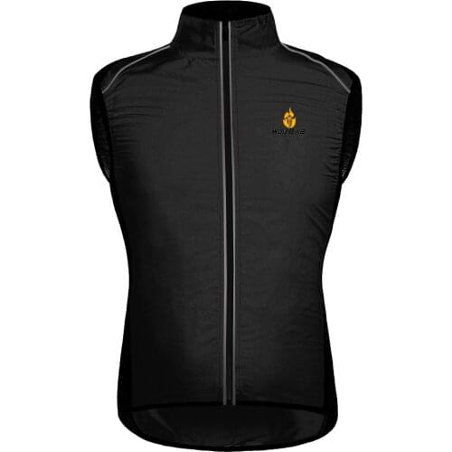 2021 Windproof Cycling Sleeveless Vest Bicycle Jerseys Wind Coat Waterproof Bike Reflective Vest Men Women Sports Outwear