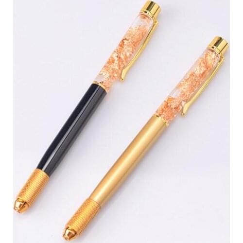 30pcs Permanent Makeup Eyebrow Pen Microblading Pen for 3D Eyebrow Lip Embroidery Machine Manual Tattoo Tool