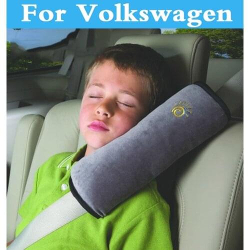Auto Pillow Covers Safety Belt Shoulder Pad Cover Car styling For Volkswagen Golf R Beetle Bora Eos Fox Golf GTI Golf Plus