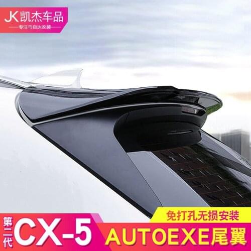 High-quality ABS paint car fixed tail, high quality stable car rear spoiler For Mazda CX-5 KF 2017 2019 2020 2021 Car-styling