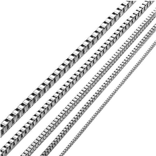 WITAYA chains tassel necklace making findings box Chains 2.4 mm links boxer hip hop mesh hollow Loop Vintage jewelry diy