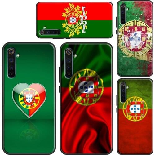 Portugal Flag Case For OPPO Realme 8 Pro 6 7 Q3 Pro C3 C11 C15 C21 GT OnePlus 8 Pro 9 Pro 7T 8T 9R Cover