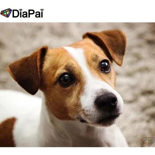 DIAPAI 100% Full Square/Round Drill 5D DIY Diamond Painting "Animal dog" Diamond Embroidery Cross Stitch 3D Decor A18648