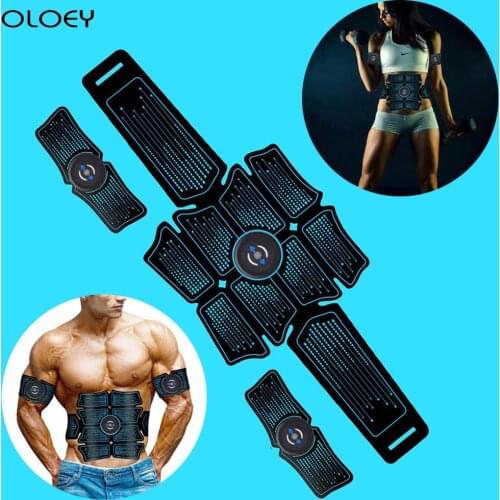 Home Gym Abdomen Muscle Trainer Stimulator Muscles Electrostimulator Wireless Vibration Body Slimming Sport Fitness Equipment