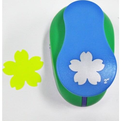 4cm Sakura Shape Craft Hole Punch Scrapbooking School Paper Punches For Cutter Puncher Furador Eva Cortador De Papel Perforadora
