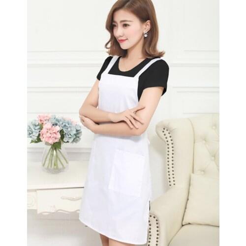 Apron with Pocket for Women Men Chef Kitchen Home Restaurant Cafe Cooking Baking Gardening logo print