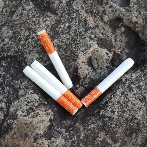 4pc 59/78/83mm Cigarette Shape Metal Aluminum Pipe Smoking Accessory tobacco pipe One Hitter smoking pipe