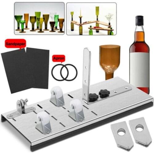 Beer Wine Jar Accurate Cutting Machine DIY Recycle Cutting Tool Kit Glass Bottle Cutter Stainless Steel Smoothly Cutting