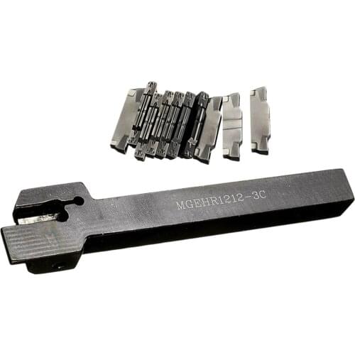 MGEHR1212-3 Cut-off Grooving Lathe Turning Holder Set + 10x MGMN300 Inserts