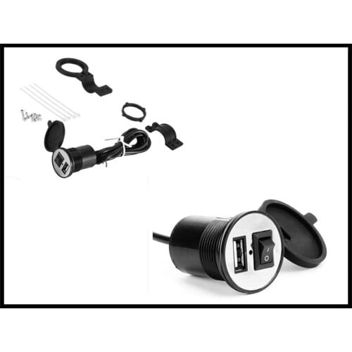 Motorcycle USB mobile phone charger power supply waterproof for TRIUMRH DAYTONA 600 650 675 675 R 955i ROCKET III CLASSIC