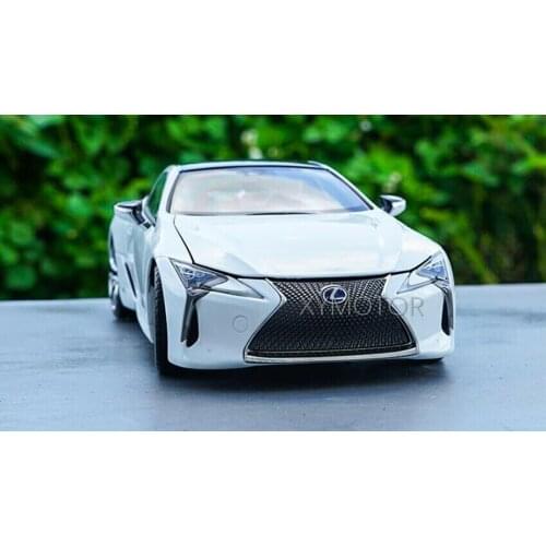 New 1:18 For Toyota Lexus LC500h Diecast Model Car TOYS Boys Gifts Collection White/Red/Blue Metal,Plastic,Rubber