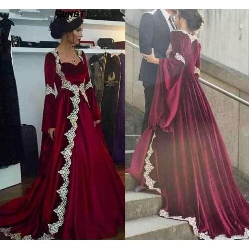 Newest Burgundy Ball Gown Evening Dresses with Cape Sweetheart Velvet Skirt Dubai Prom Gown Long Pageant Dress robe de soiree